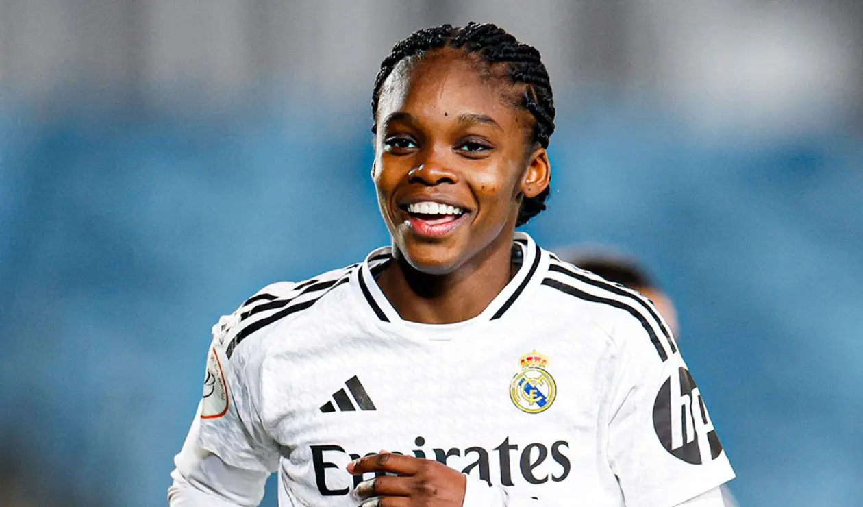Linda Caicedo con el Real Madrid