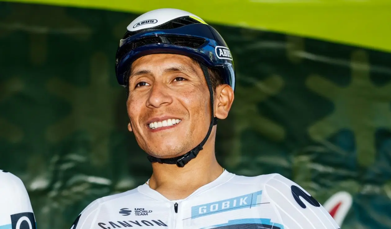 Nairo Quintana con el Movistar Team