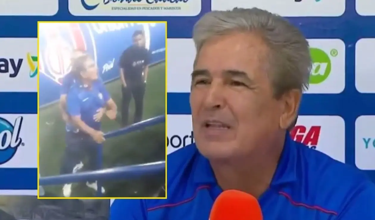 Pelea de Jorge Luis Pinto con hincha de Unión Magdalena