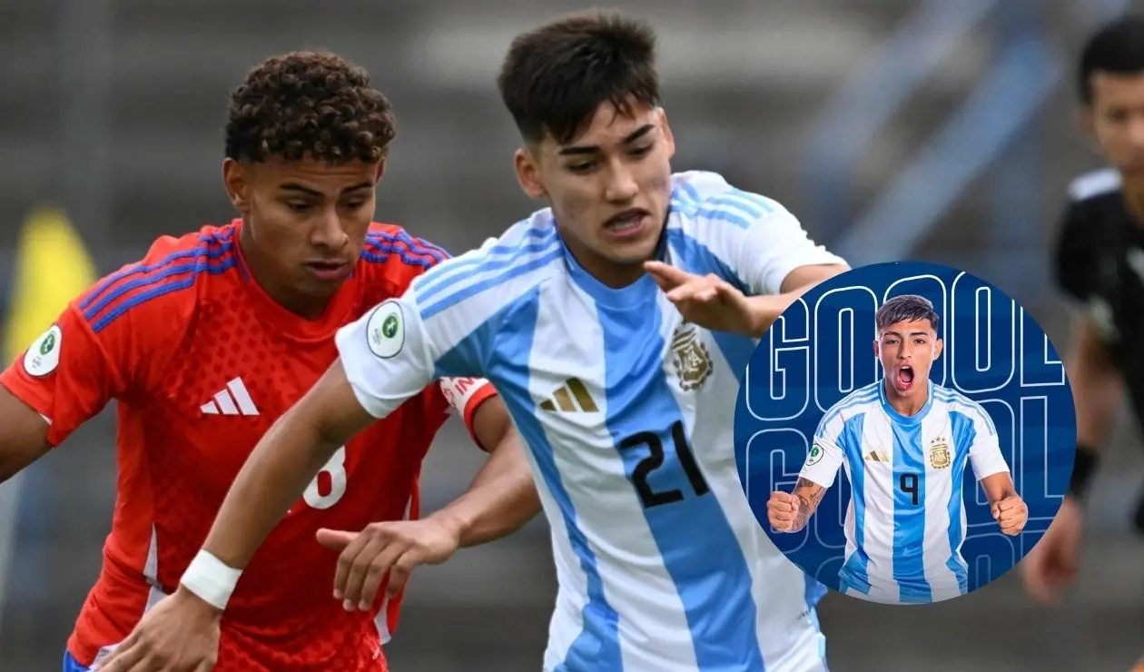Argentina venció a Chile en el Sudamericano Sub 20