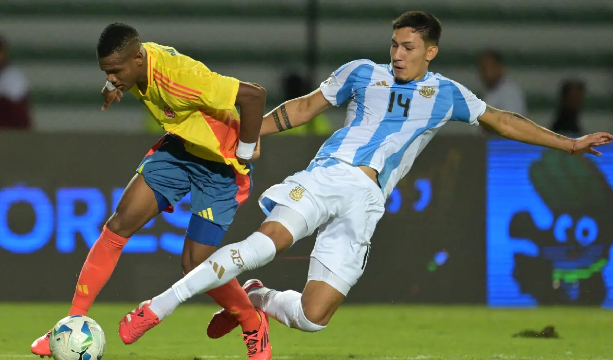 Colombia Vs Argentina, Sudamericano sub 20