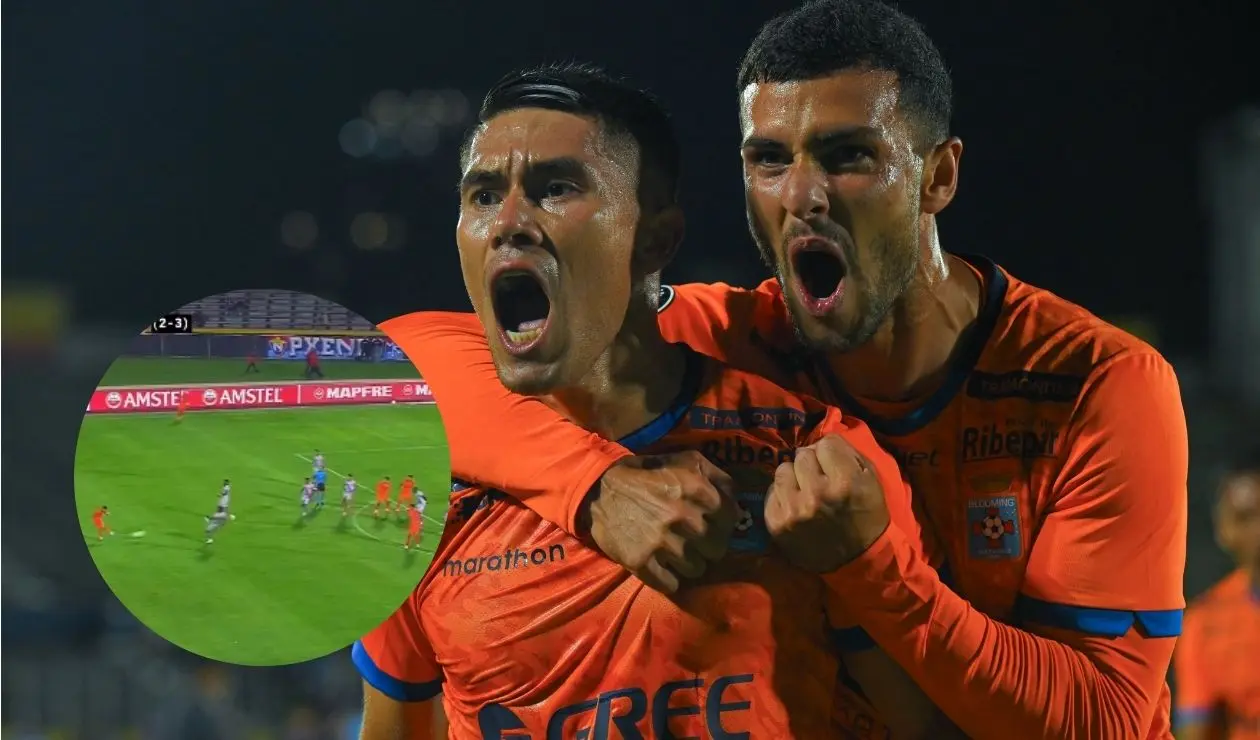 Golazo de Blooming en la Copa Libertadores