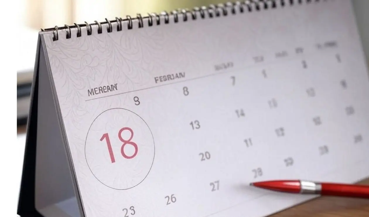 Calendario 18 de febrero