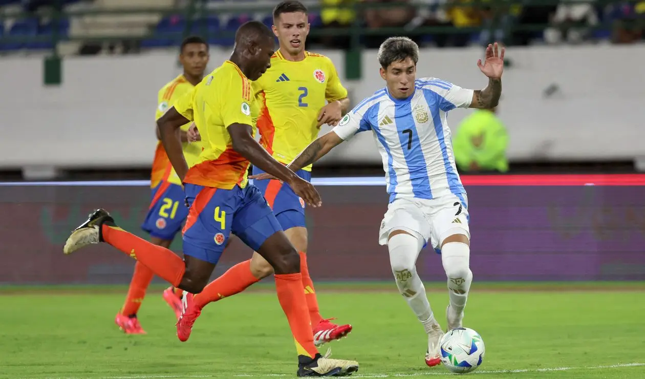 Colombia vs Argentina, sudamericano