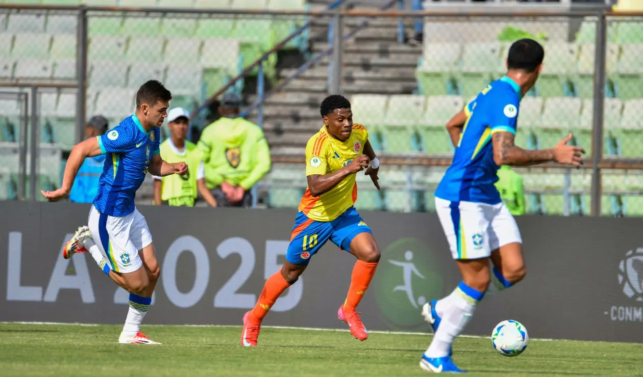 Colombia vs Brasil - Sudamericano sub 20