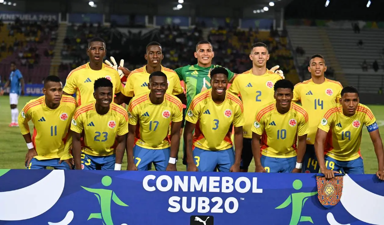 Selección Colombia en el Sudamericano sub 20