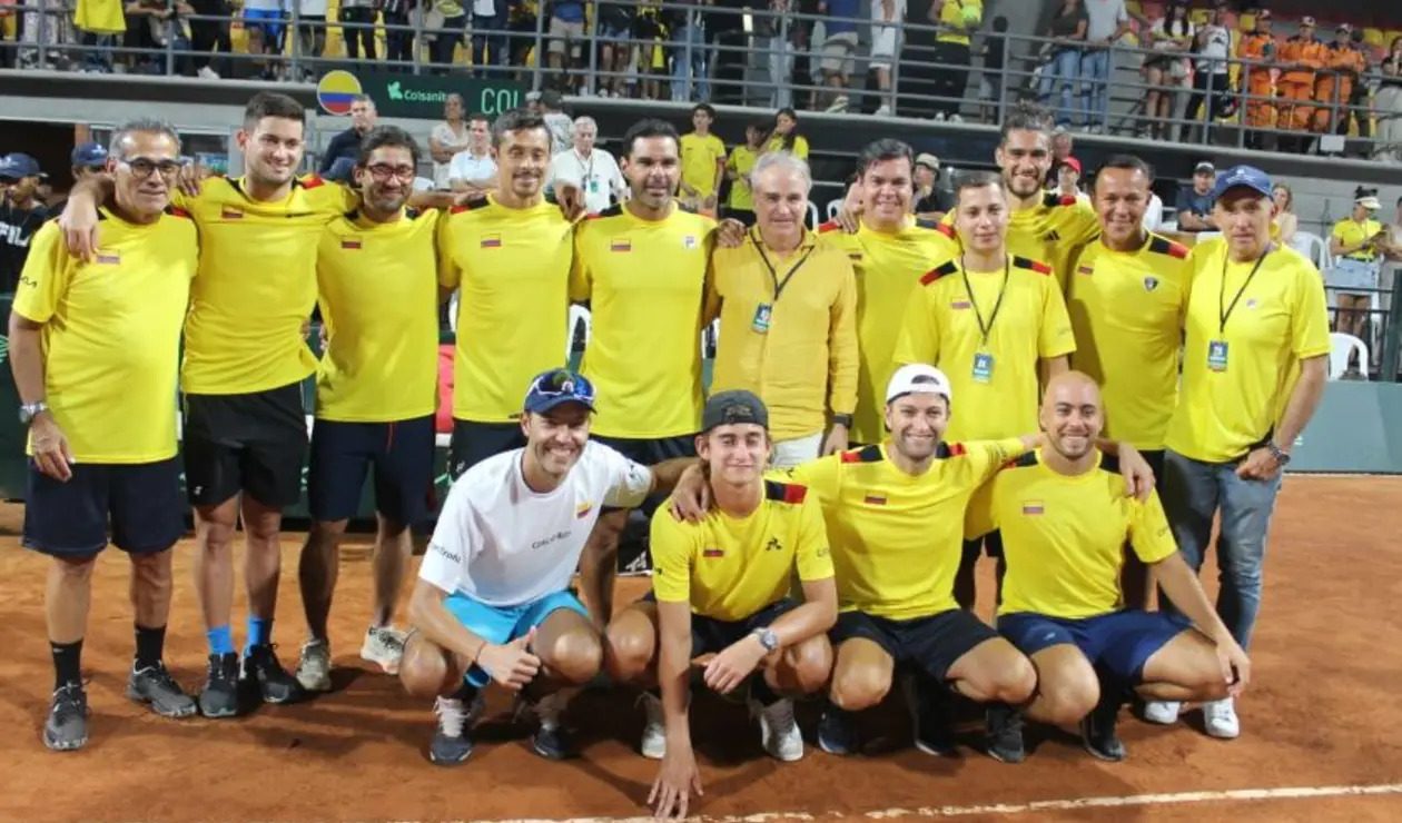 Equipo Colombia Colsanitas en la Copa Davis 2025