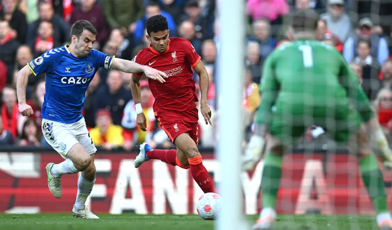 Everton vs Liverpool, Luis Díaz