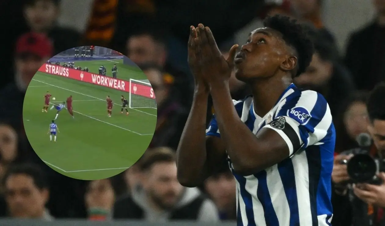 Golazo de Omordion con Porto a la Roma en Europa League