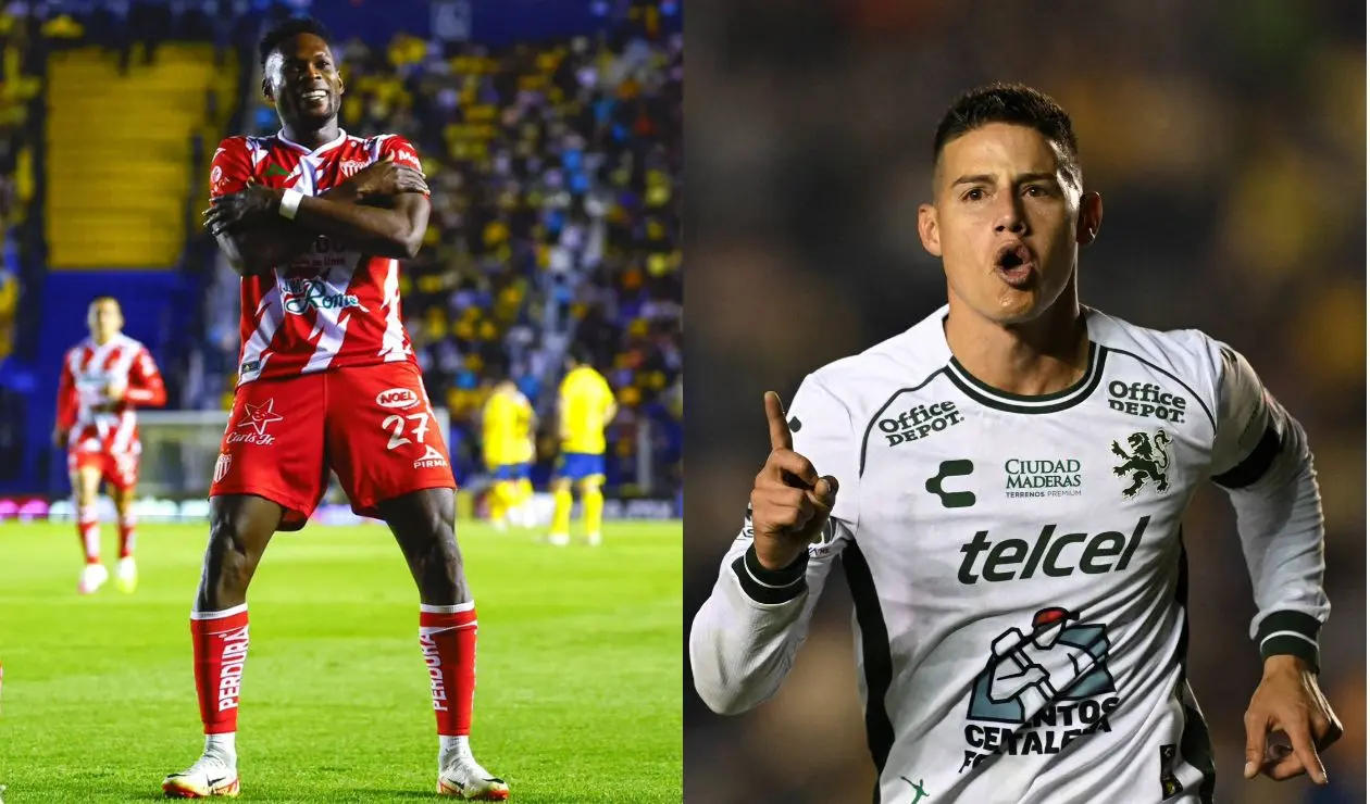 Díber Cambindo James Rodríguez Liga MX 
