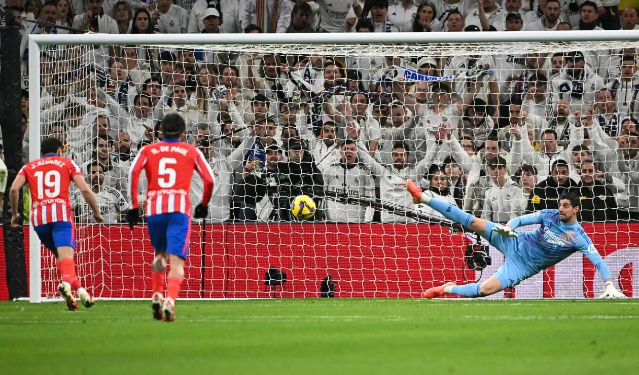 Julián Álvarez anota gol en el derbi de Real Madrid frente al Atlético Madrid