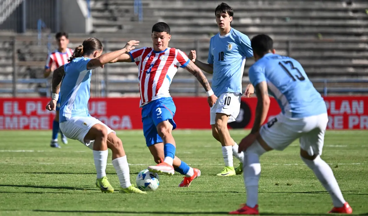 Paraguay vs Uruguay Sudamericano Sub-20