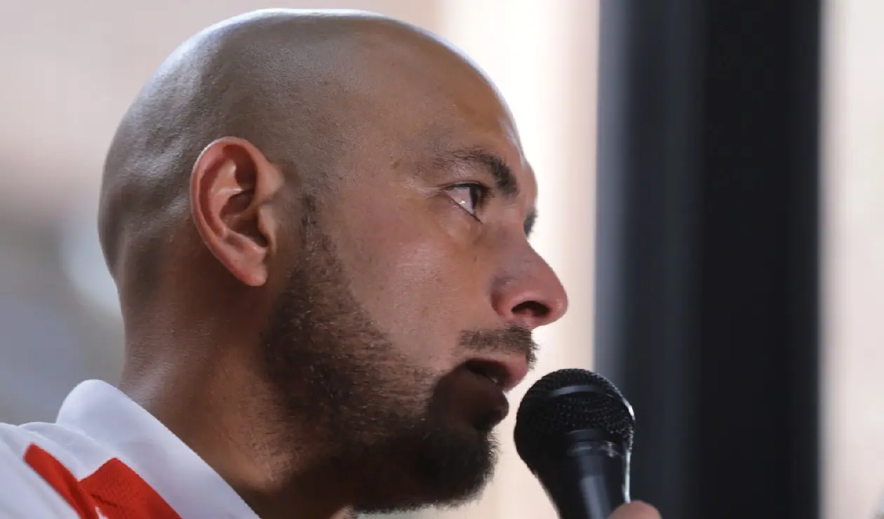 Omar Pérez, exfutbolista de Santa Fe