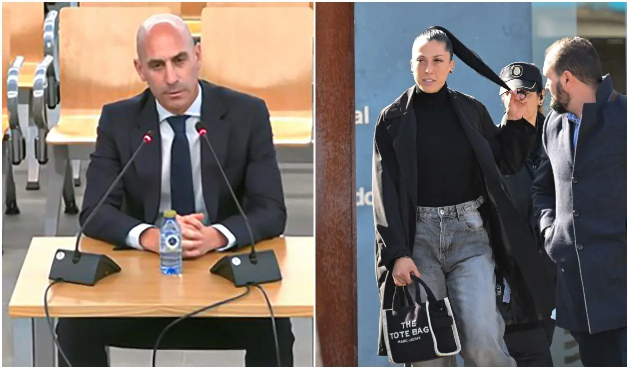 Luis Rubiales y Jenifer Hermoso