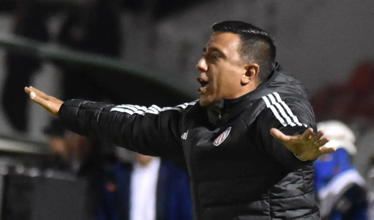 César Farías con el Junior