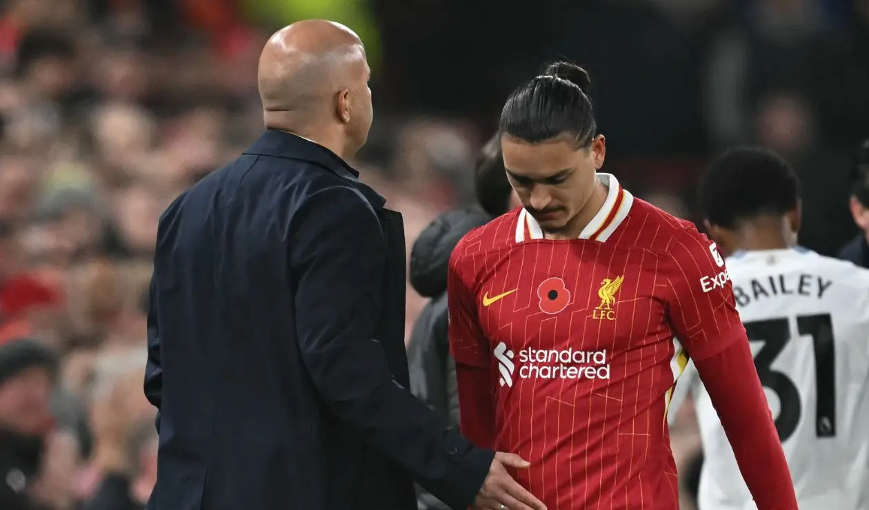 Darwin Núñez con Liverpool
