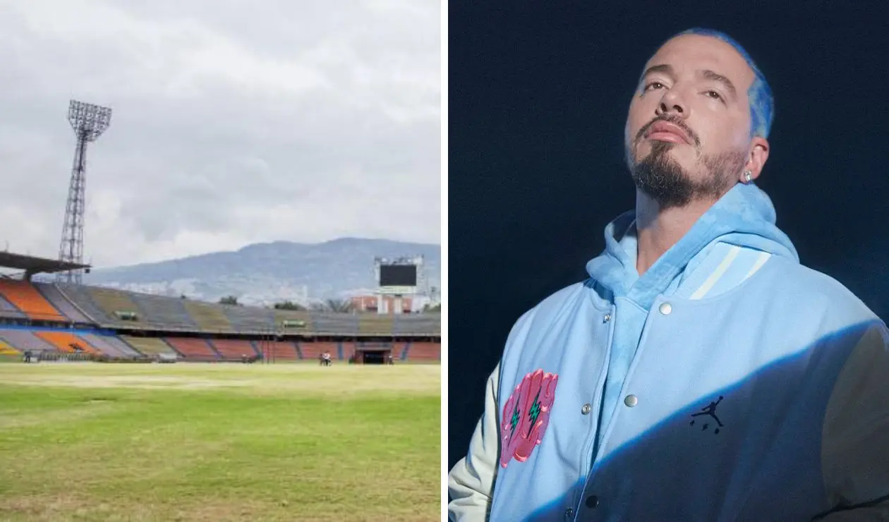 J Balvin inauguró cancha en Medellín