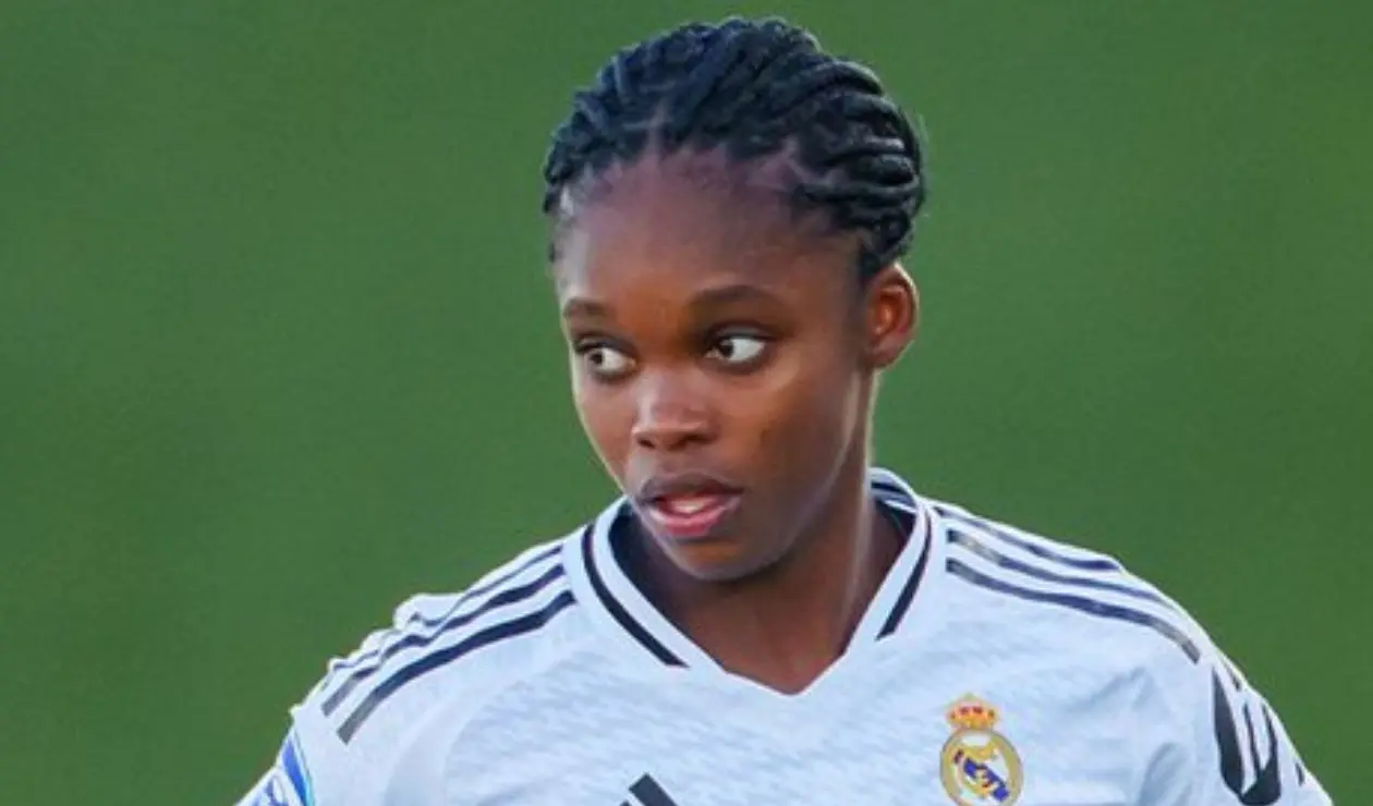 Linda Caicedo con el Real Madrid