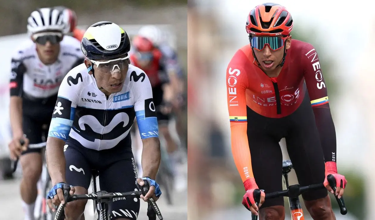 Nairo y Egan