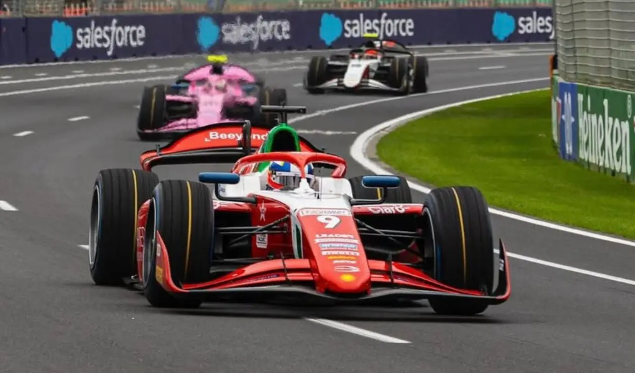 Sebastián Montoya en la F2