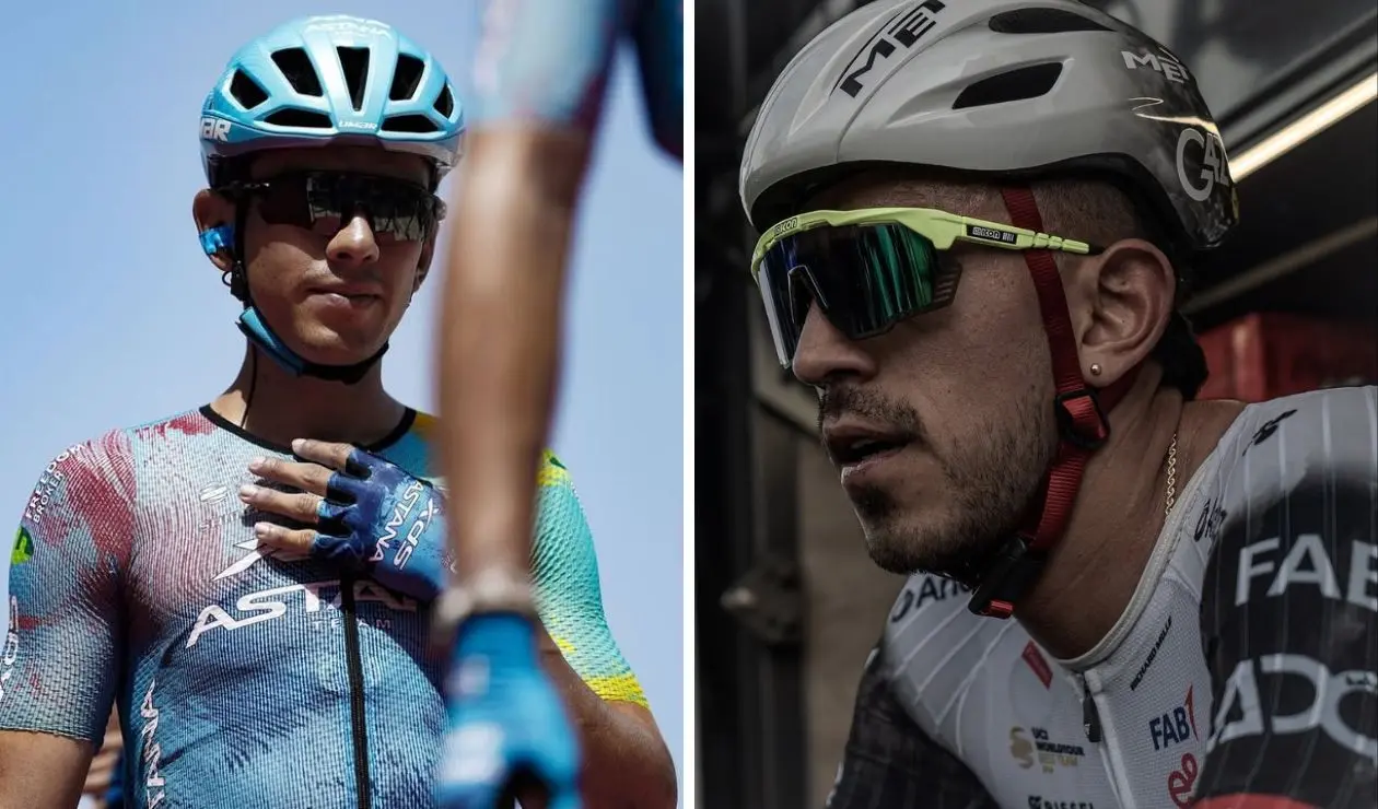 Harold Tejada y Juan Sebastián Molano en la Paris Niza