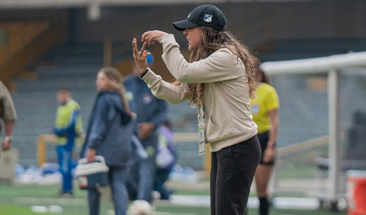 Angie Vega, directora técnica de Millonarios