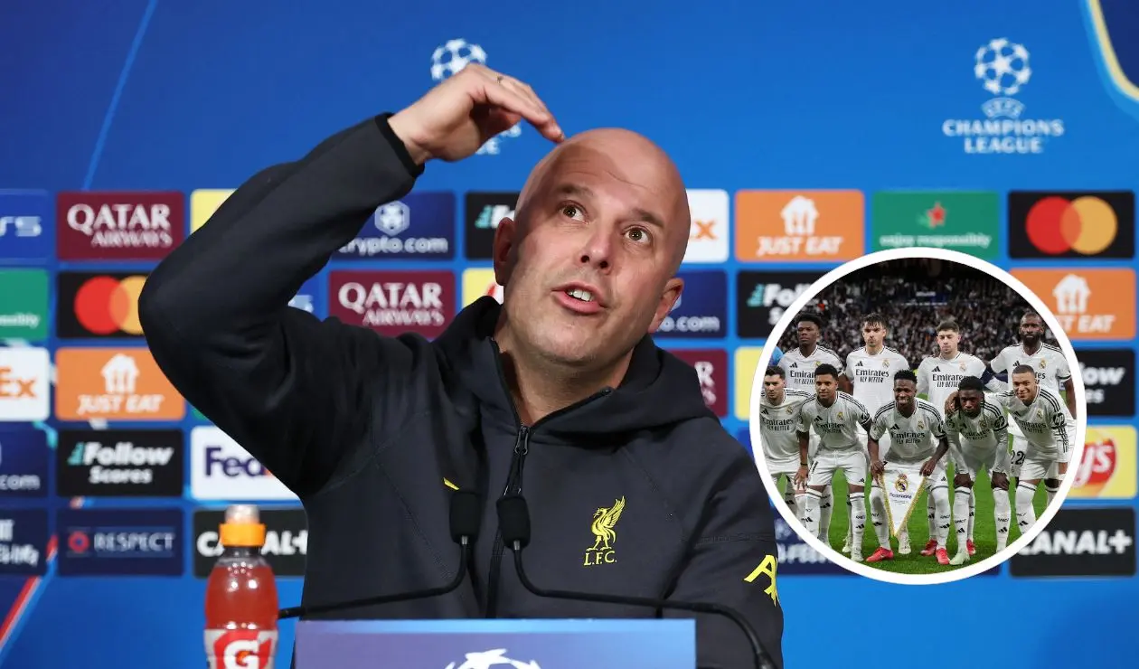 Arne Slot habló sobre la suerte del Real Madrid 