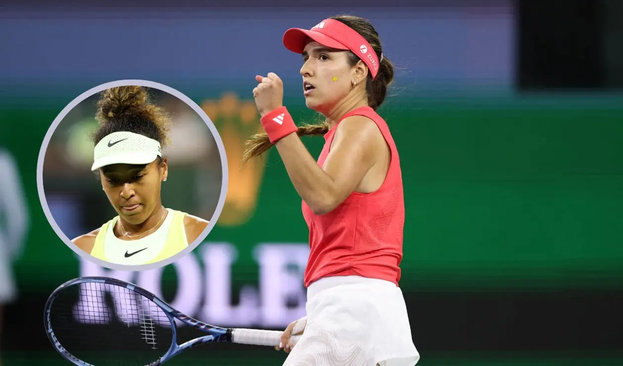 Camila Osorio derrotó a Naomi Osaka