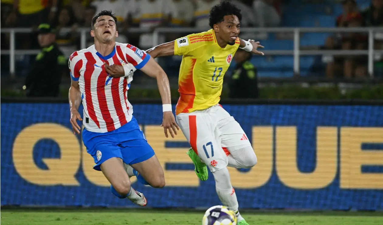 Colombia vs Paraguay así quedó el 1x1