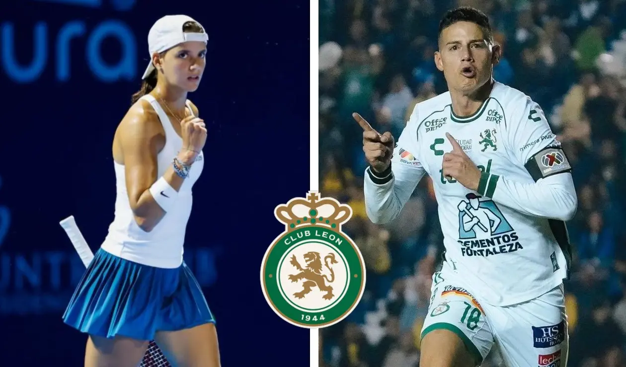 Emiliana Arango y James Rodríguez, deportistas colombianos
