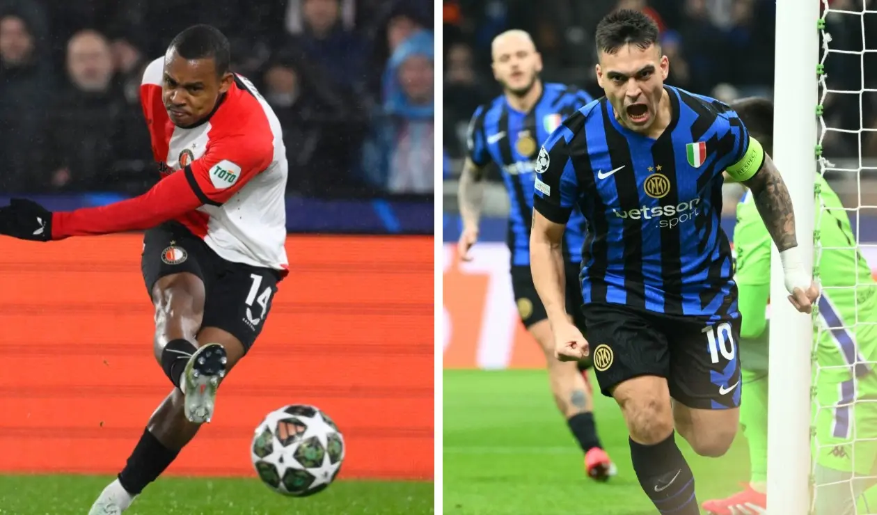 Feyenoord e Inter de Milán se enfrentan por los 8vos de final de la UCL 2024-2025
