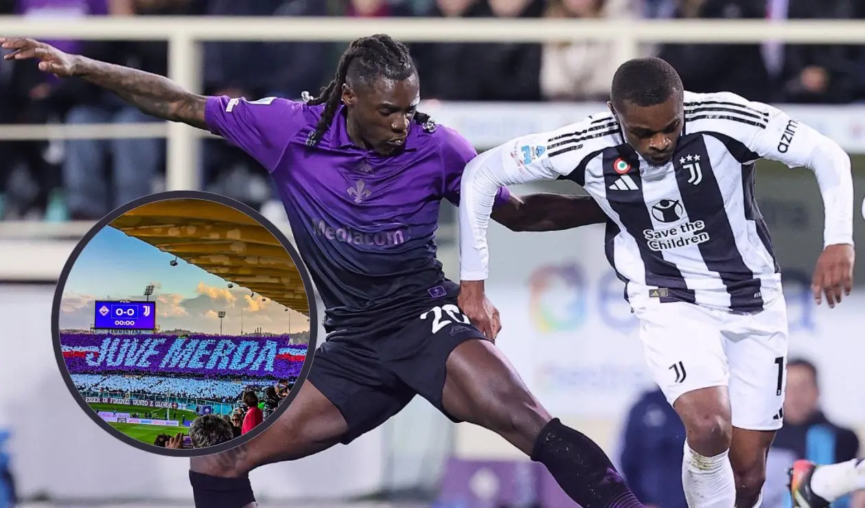 Fiorentina recibe millonaria multa tras insultante tifo contra la Juventus 