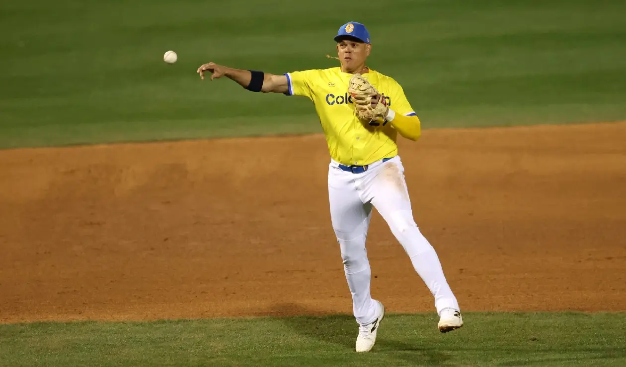 Gio Urshela con la Selección Colombia de béisbol