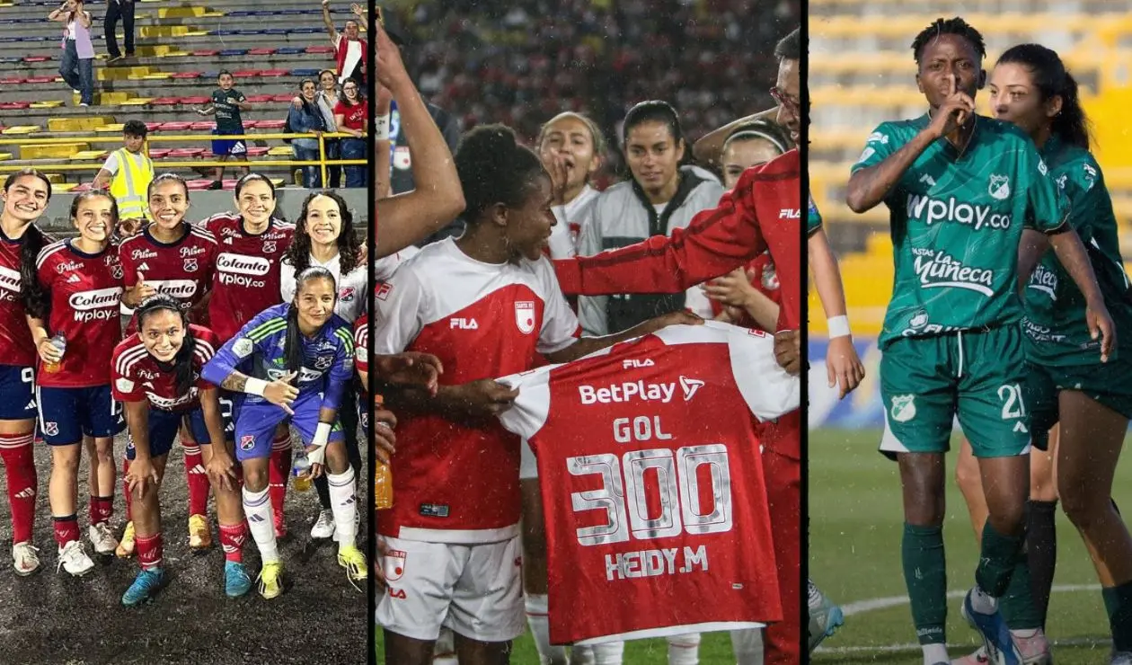 Tabla de goleadoras Liga BetPlay Femenina 2025. 