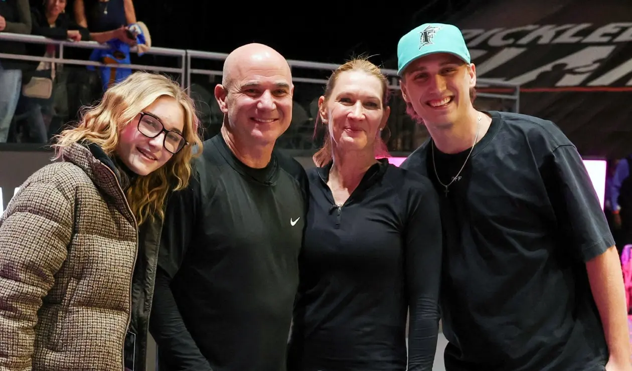 Jaden, hijo de los tenistas Andre Agassi y Steffi Graf