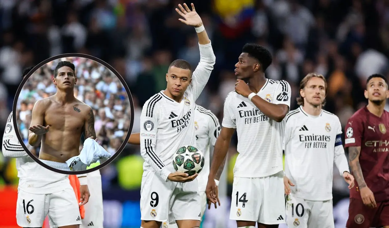 Real Madrid extraña a James Rodríguez 