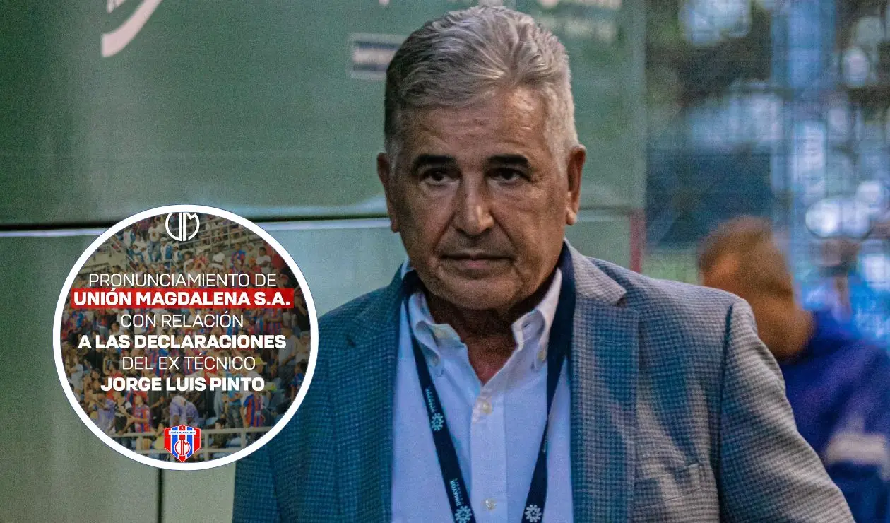 Comunicado de Unión Magdalena sobre Jorge Luis Pinto 