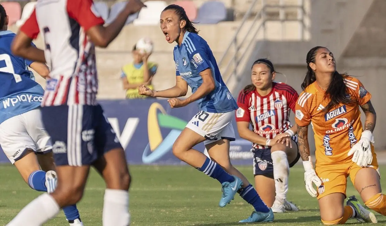 Junior y Millonarios empatan con lluvia de goles en la fecha 5 de la Liga BetPlay Femenina