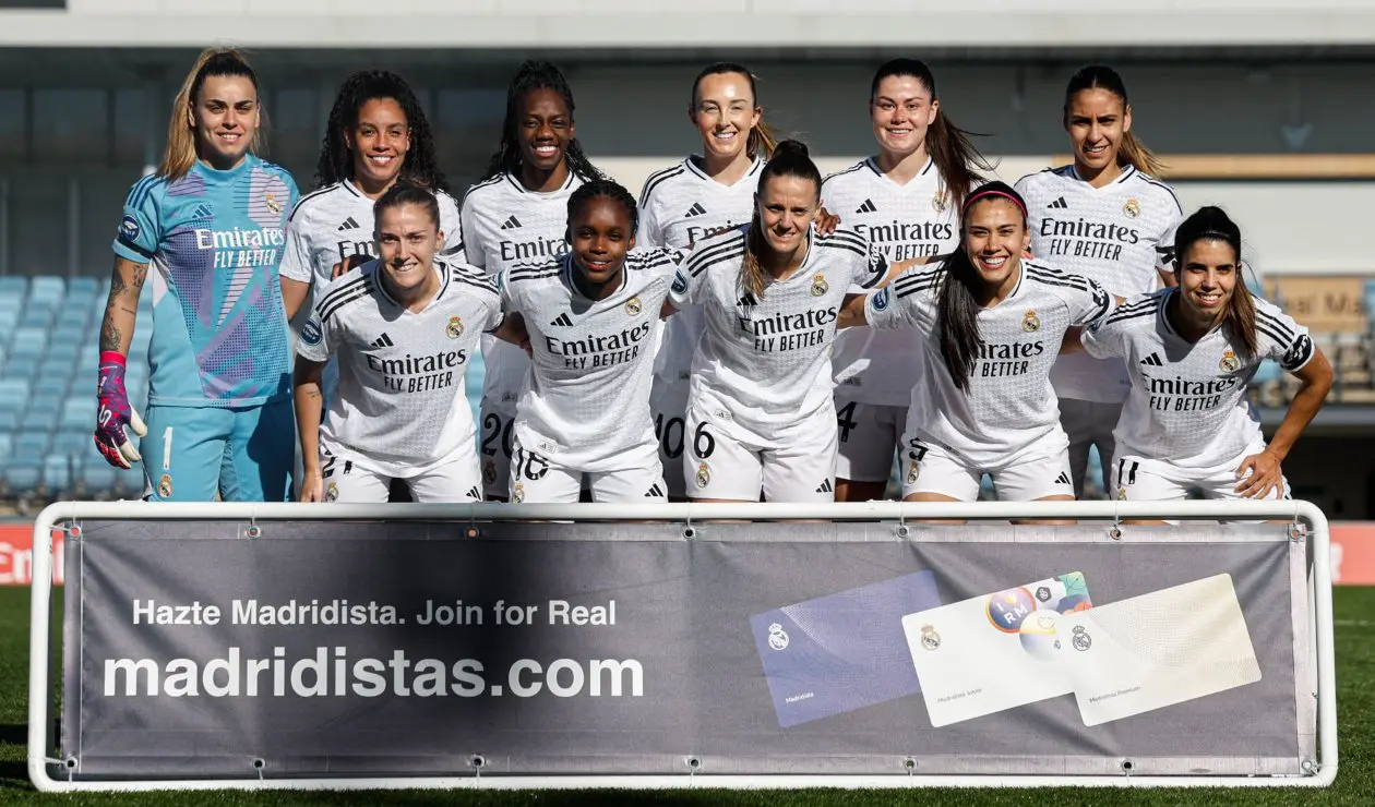 Real Madrid Femenino alineación vs Real Sociedad