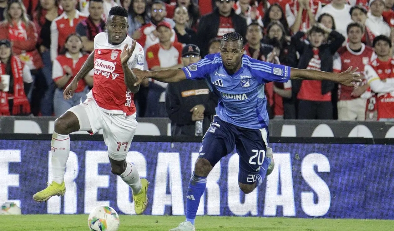 Santa Fe vs Millonarios, fecha 10, Liga BetPlay