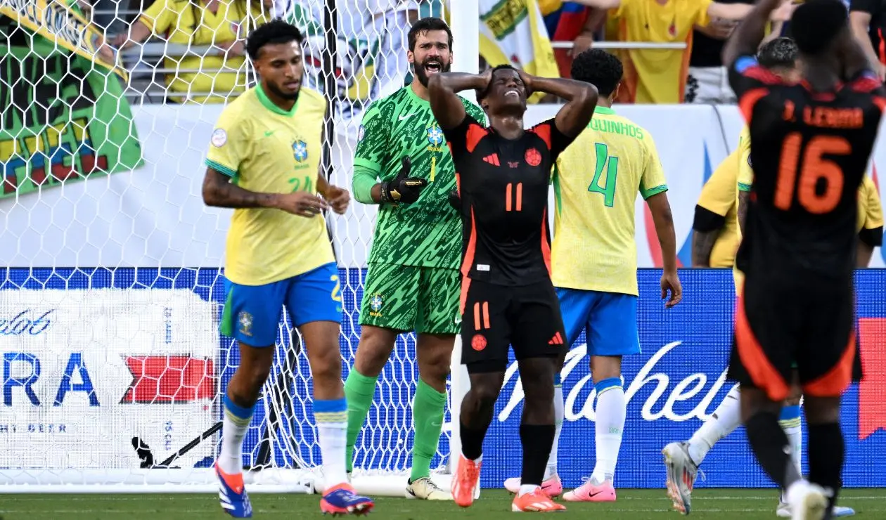 Selección Colombia no ha podido vencer a Brasil como visitante.