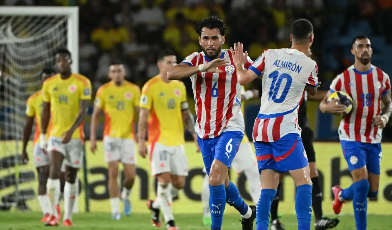 Selección Paraguay vs Colombia