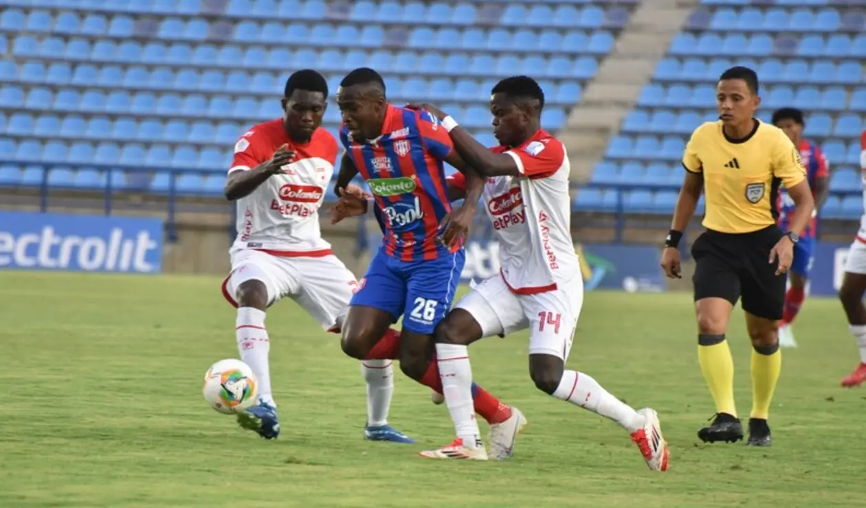 Unión Magdalena y Santa Fe en duelo por Liga BetPlay 2025-I