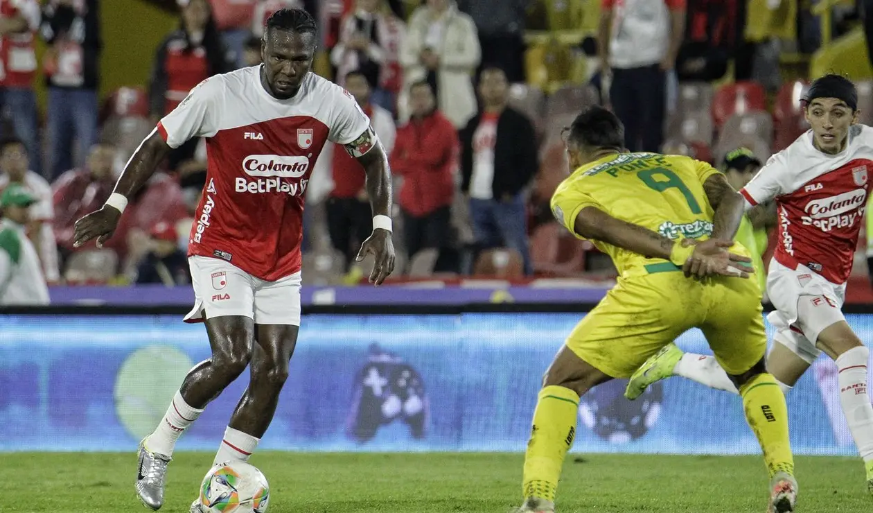 Santa fe enfrenta a Atlético Bucaramanga en juego válido por la fecha 6 de la Liga Betplay 2025