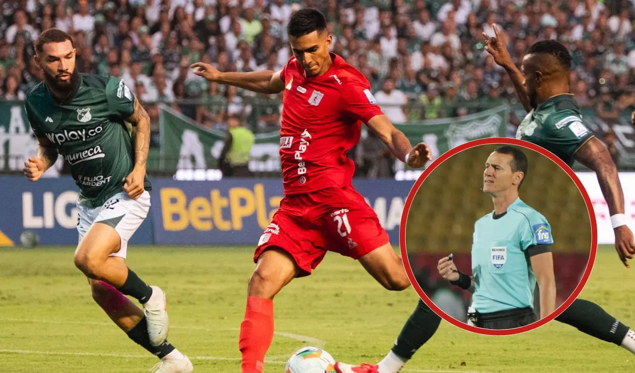 América exige audios del VAR de Wilmar Roldán 