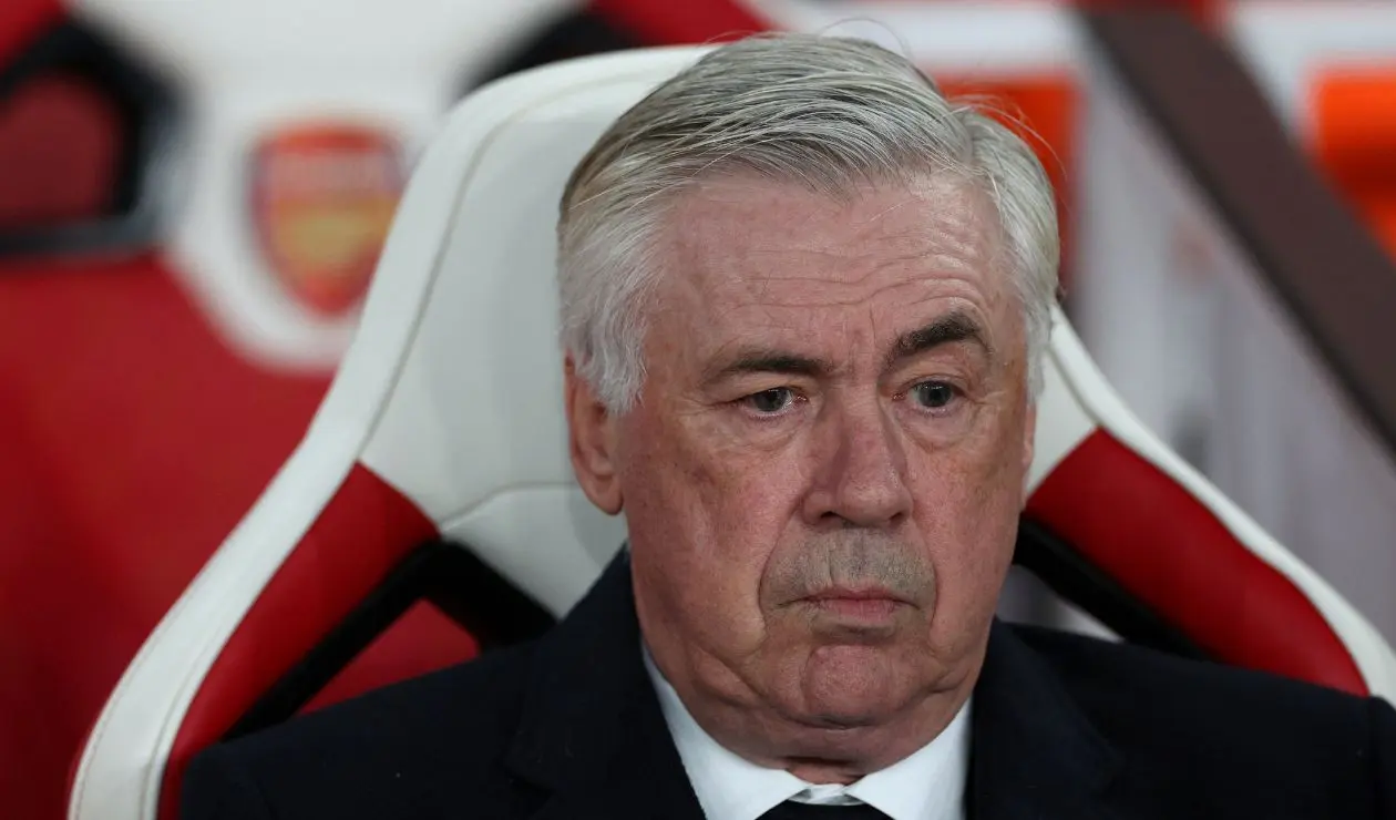 Carlo Ancelotti con el Real Madrid