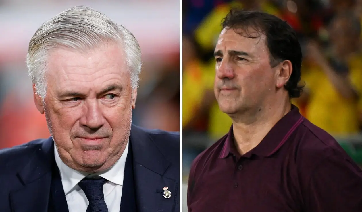 Carlo Ancelotti y Néstor Lorenzo