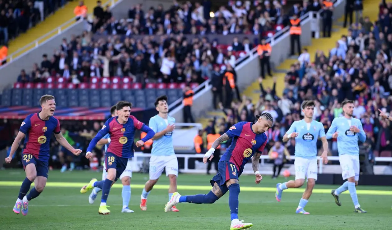 Barcelona sacó la casta y firmó una remontada épica ante Celta de Vigo