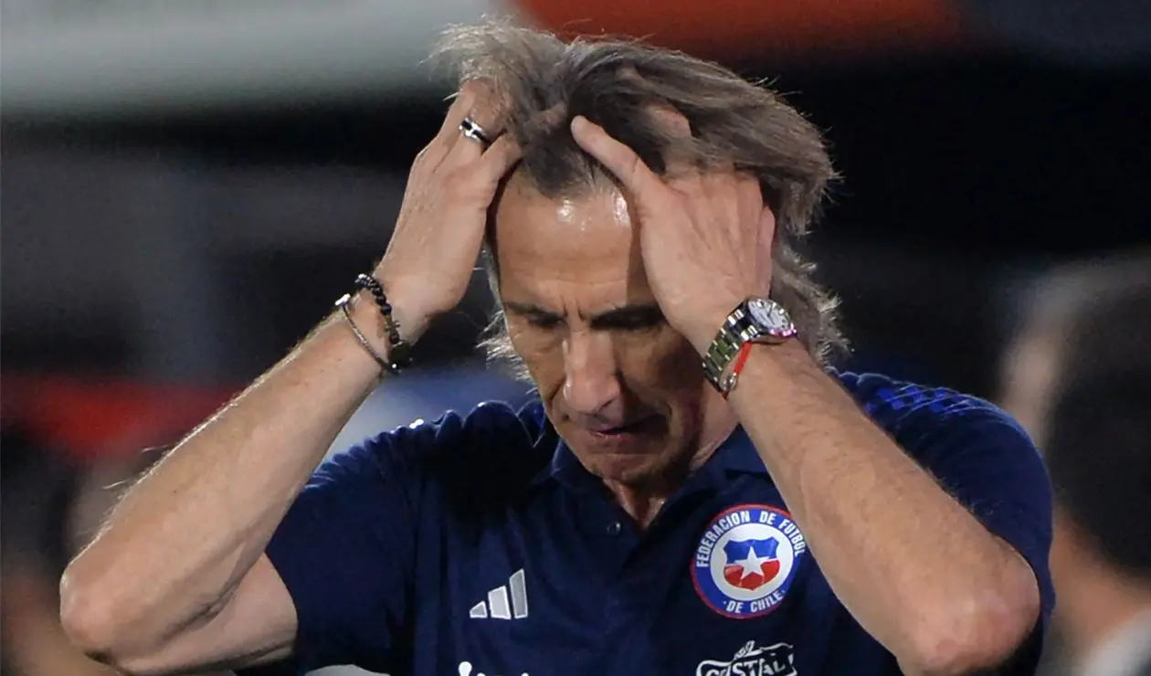 Ricardo Gareca con la selección de Chile