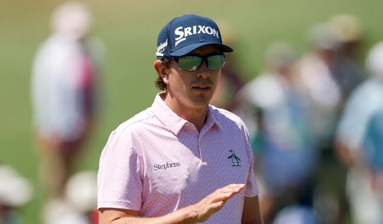 Nicolás Echavarría en el Masters de Augusta